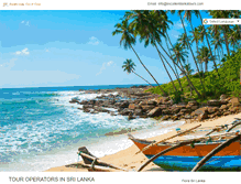 Tablet Screenshot of excellentlankatours.com